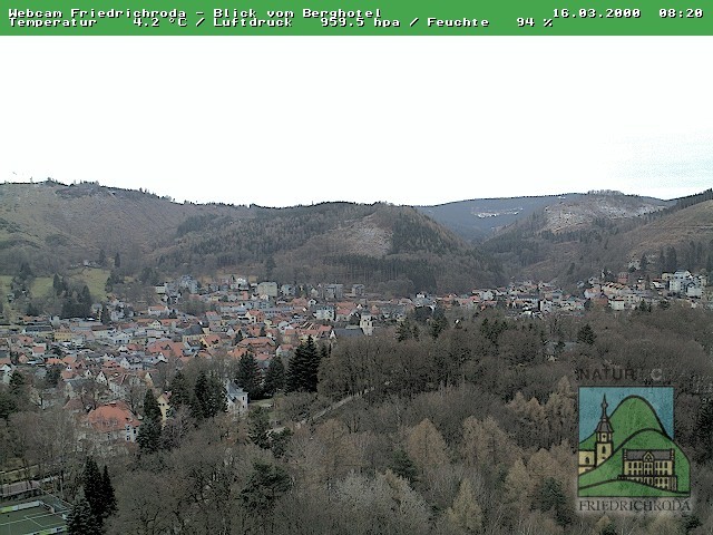 Archiv Foto Webcam Friedrichroda, Thüringer Wald