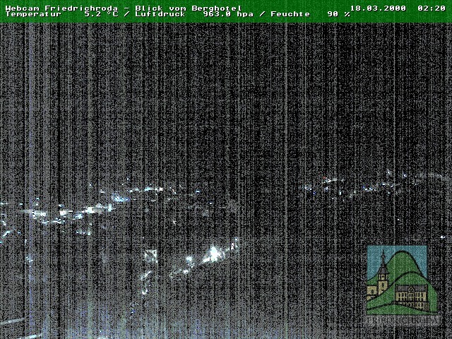 Archiv Foto Webcam Friedrichroda, Thüringer Wald