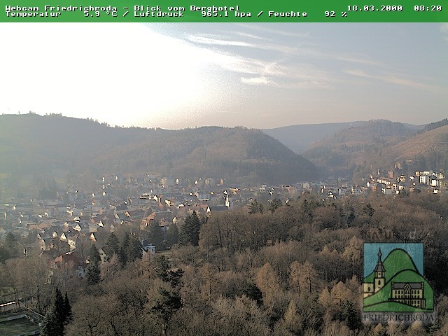 Archiv Foto Webcam Friedrichroda, Thüringer Wald