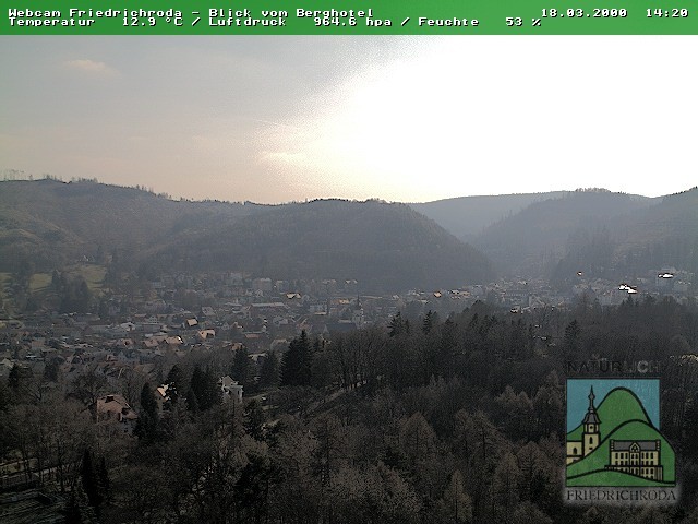 Archiv Foto Webcam Friedrichroda, Thüringer Wald