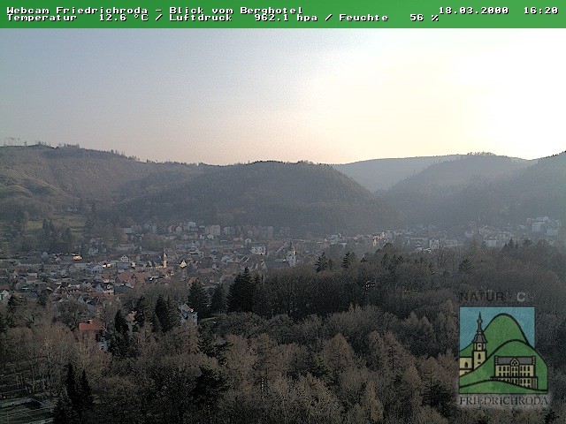 Archiv Foto Webcam Friedrichroda, Thüringer Wald