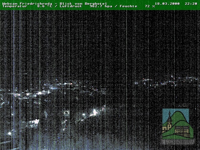 Archiv Foto Webcam Friedrichroda, Thüringer Wald