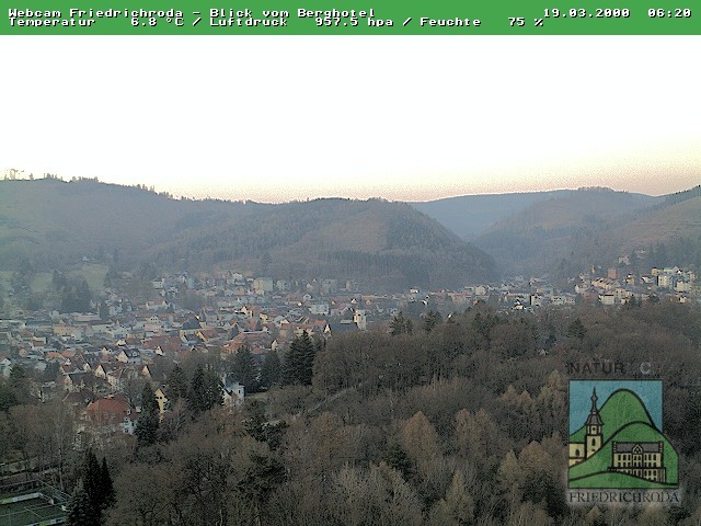 Archived image Webcam Friedrichroda (Thuringian Forest)