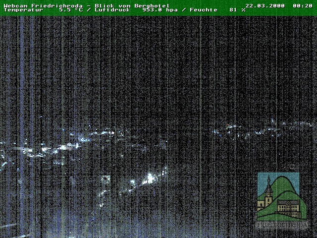 Archiv Foto Webcam Friedrichroda, Thüringer Wald