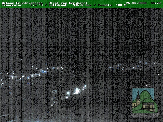 Archived image Webcam Friedrichroda (Thuringian Forest)