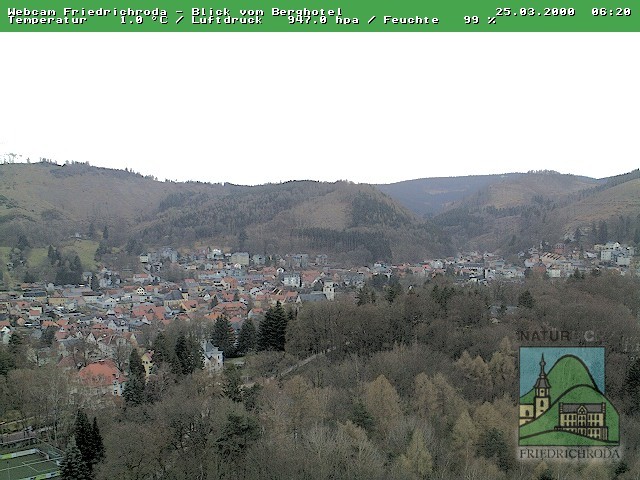 Archived image Webcam Friedrichroda (Thuringian Forest)