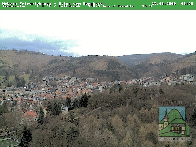 Archived image Webcam Friedrichroda (Thuringian Forest)