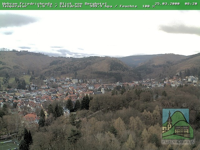 Archived image Webcam Friedrichroda (Thuringian Forest)