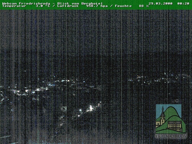 Archiv Foto Webcam Friedrichroda, Thüringer Wald