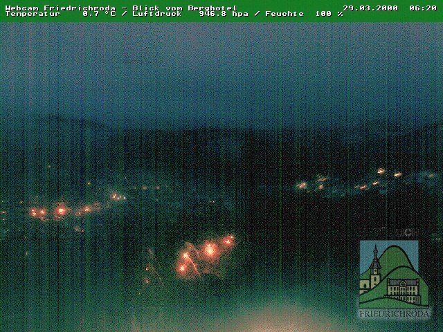 Archiv Foto Webcam Friedrichroda, Thüringer Wald