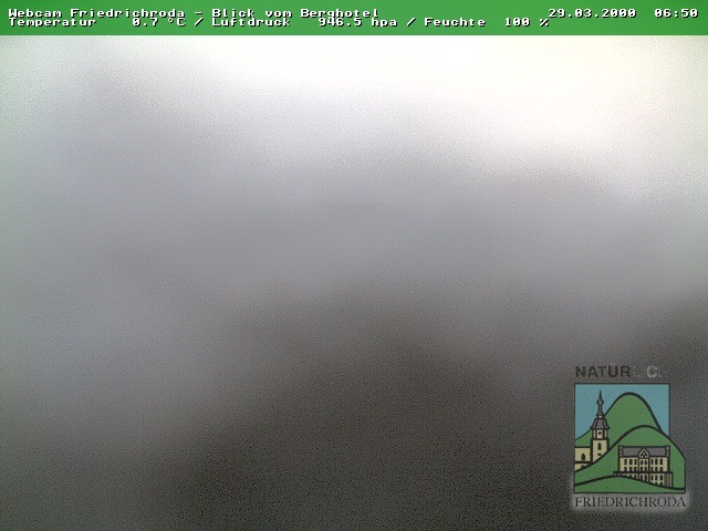 Archived image Webcam Friedrichroda (Thuringian Forest)