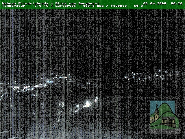 Archived image Webcam Friedrichroda (Thuringian Forest)