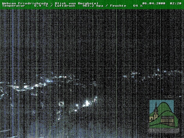 Archived image Webcam Friedrichroda (Thuringian Forest)