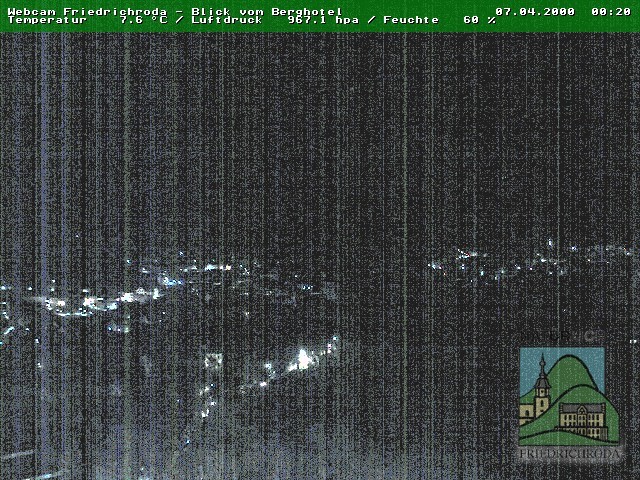 Archiv Foto Webcam Friedrichroda, Thüringer Wald