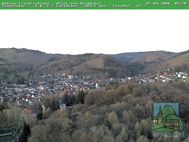Archived image Webcam Friedrichroda (Thuringian Forest)