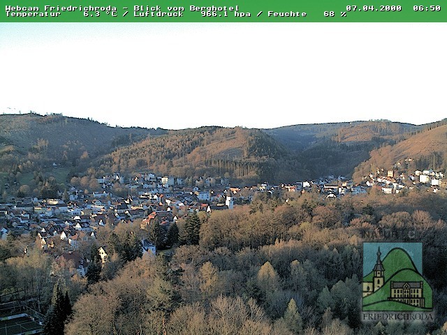 Archived image Webcam Friedrichroda (Thuringian Forest)