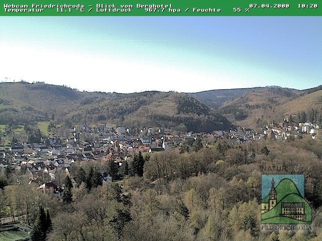 Archived image Webcam Friedrichroda (Thuringian Forest)