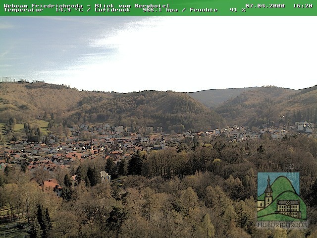 Archived image Webcam Friedrichroda (Thuringian Forest)