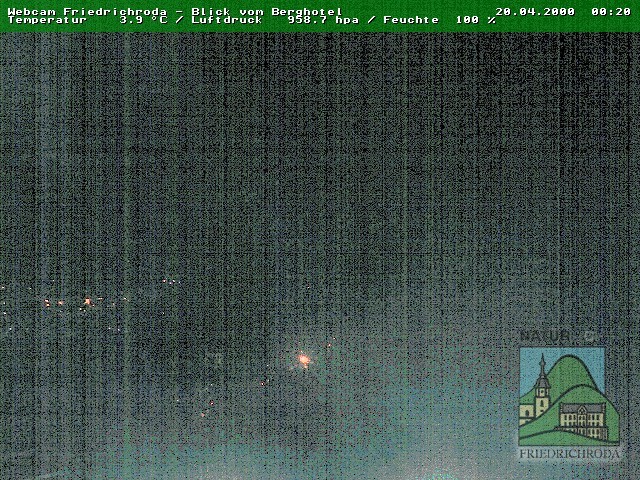 Archiv Foto Webcam Friedrichroda, Thüringer Wald