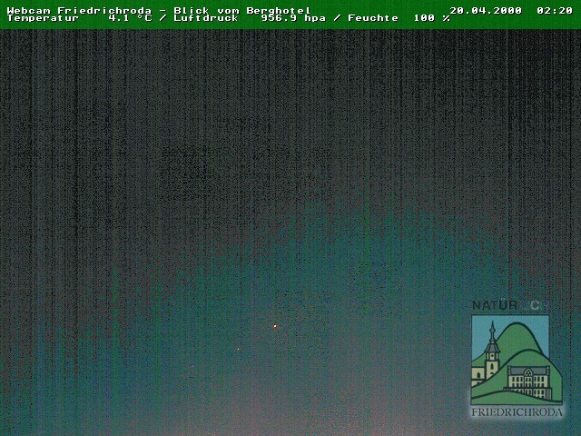 Archiv Foto Webcam Friedrichroda, Thüringer Wald