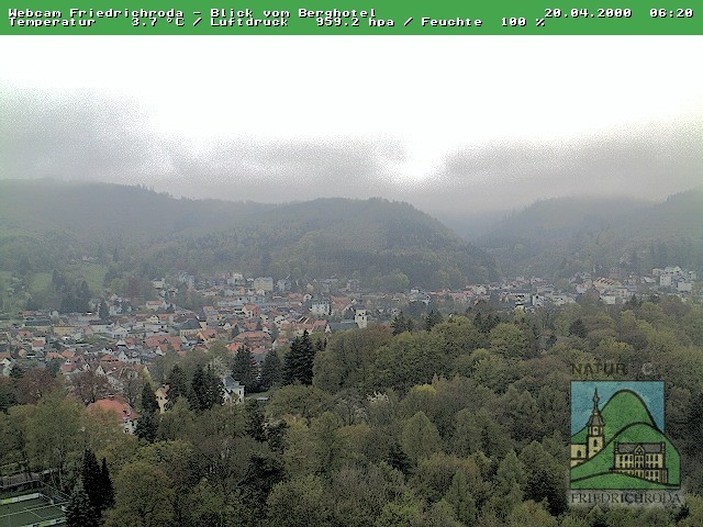 Archiv Foto Webcam Friedrichroda, Thüringer Wald