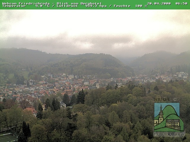 Archiv Foto Webcam Friedrichroda, Thüringer Wald