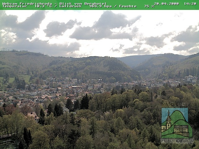 Archiv Foto Webcam Friedrichroda, Thüringer Wald
