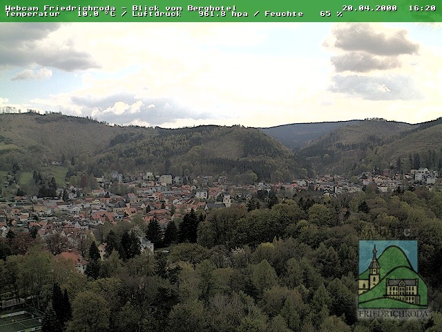 Archiv Foto Webcam Friedrichroda, Thüringer Wald
