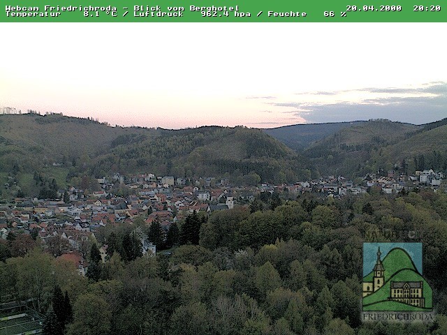 Archived image Webcam Friedrichroda (Thuringian Forest)