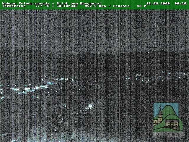 Archiv Foto Webcam Friedrichroda, Thüringer Wald