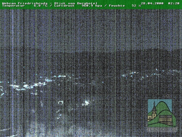 Archiv Foto Webcam Friedrichroda, Thüringer Wald