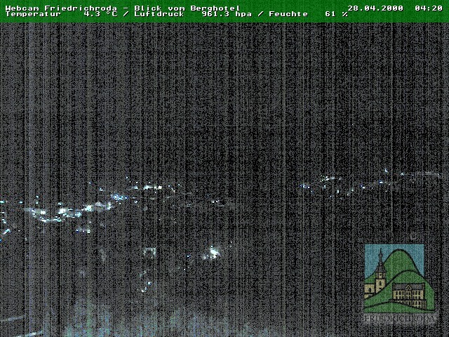 Archiv Foto Webcam Friedrichroda, Thüringer Wald