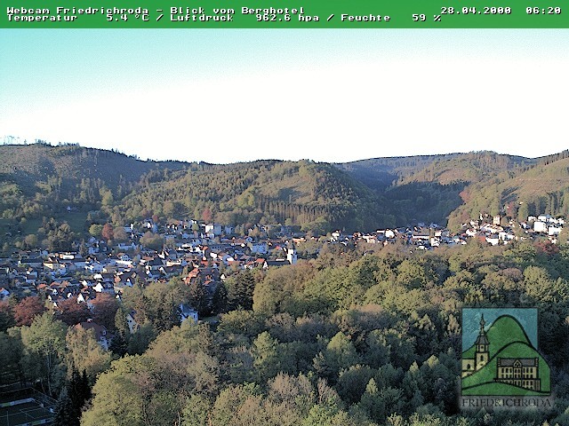 Archiv Foto Webcam Friedrichroda, Thüringer Wald