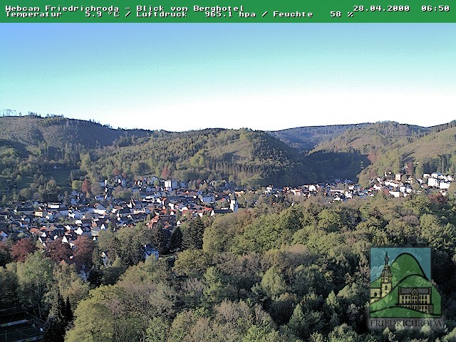 Archiv Foto Webcam Friedrichroda, Thüringer Wald