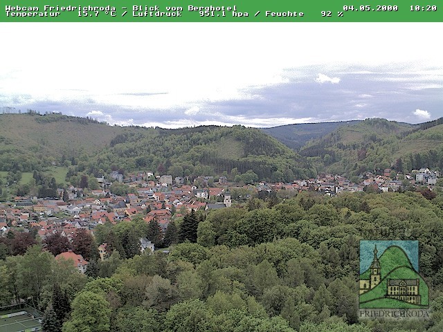 Archived image Webcam Friedrichroda (Thuringian Forest)