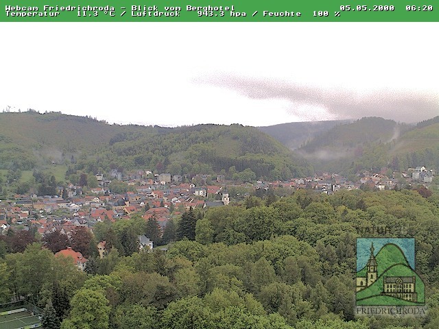 Archived image Webcam Friedrichroda (Thuringian Forest)