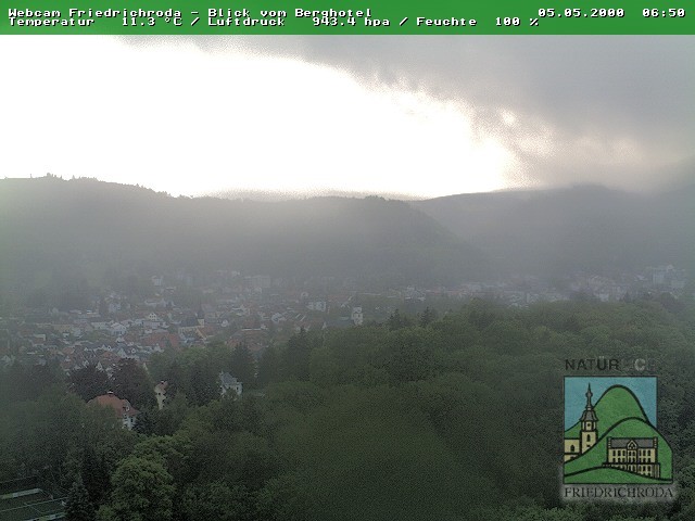 Archived image Webcam Friedrichroda (Thuringian Forest)