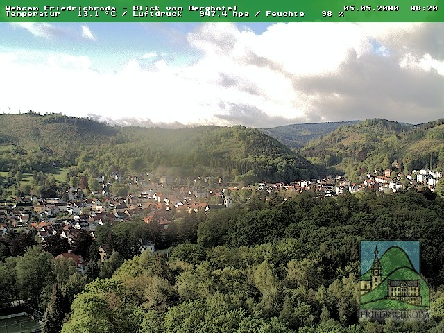 Archived image Webcam Friedrichroda (Thuringian Forest)
