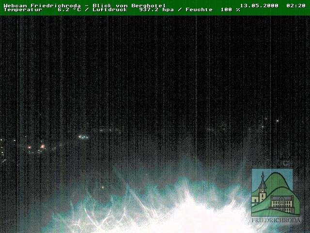 Archiv Foto Webcam Friedrichroda, Thüringer Wald