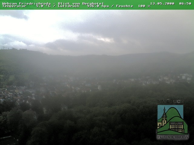 Archiv Foto Webcam Friedrichroda, Thüringer Wald