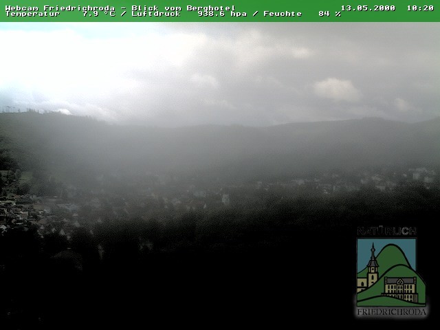 Archiv Foto Webcam Friedrichroda, Thüringer Wald