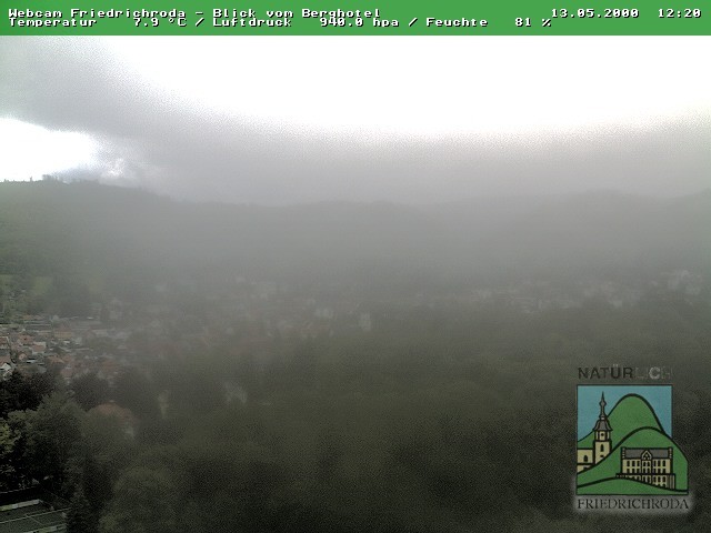 Archiv Foto Webcam Friedrichroda, Thüringer Wald
