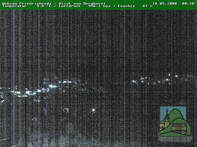 Archiv Foto Webcam Friedrichroda, Thüringer Wald
