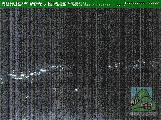 Archiv Foto Webcam Friedrichroda, Thüringer Wald