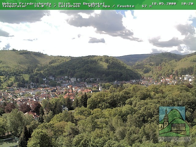 Archiv Foto Webcam Friedrichroda, Thüringer Wald