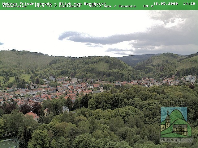 Archiv Foto Webcam Friedrichroda, Thüringer Wald