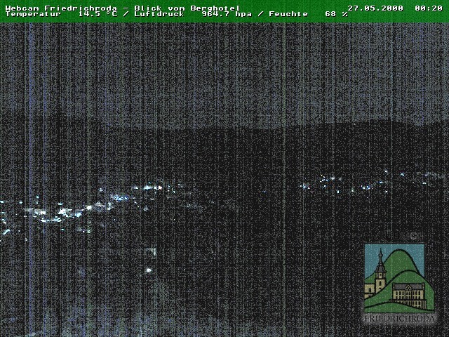 Archived image Webcam Friedrichroda (Thuringian Forest)