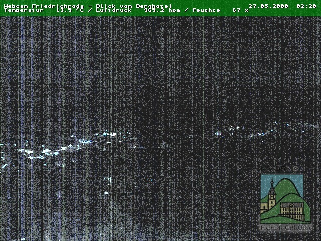 Archived image Webcam Friedrichroda (Thuringian Forest)