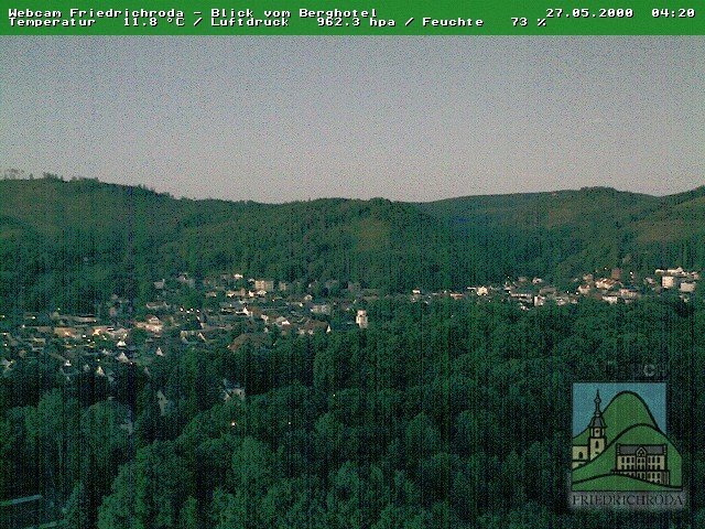 Archived image Webcam Friedrichroda (Thuringian Forest)