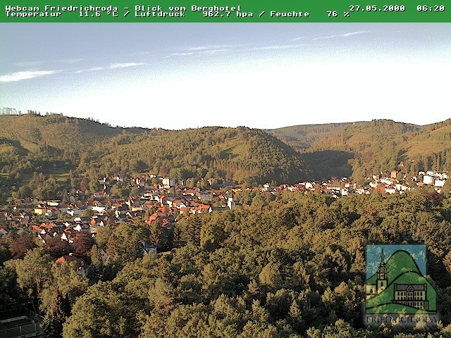 Archived image Webcam Friedrichroda (Thuringian Forest)